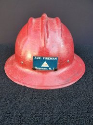 Vintage Bayonne Auxiliary Fire Department Helmet