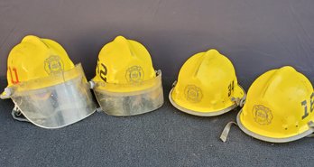 Collection Of Four Philadelphia Fire Department Helmets