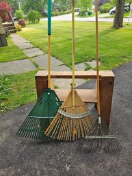 One Lot Of Garden Rakes