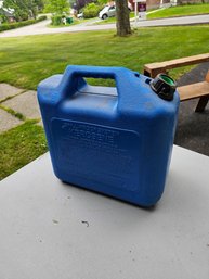 Blue Kerosene Gas Can