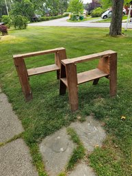 Pair Of Wooden Sawhorses