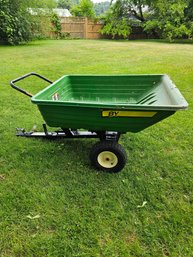 John Deere Follow Behind Garden Tractor Trailer