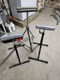 Lot Of 3 Roller Stands