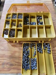 Fishing Tackle - Mainly Weights In Upper And Lower Drawer