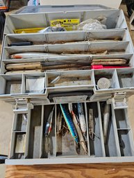 Tackle Box Full Of Fishing Gear (B)