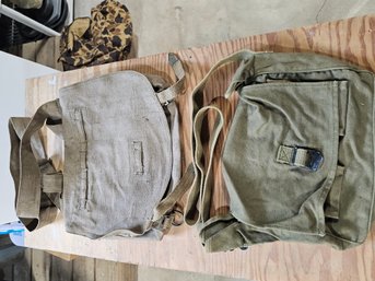 Pair Of Military Surplus/Hunting Bags