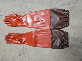 Rubberized Field Dressing Gloves