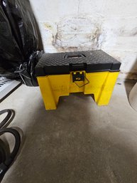 Combination Tool/tackle Box And Seat/step Stool