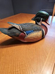 Danbury Mint Ceramic Duck Decoy (Wood Duck)