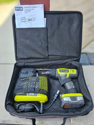 Ryobi Power Drill And Battery Charger