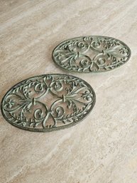 Pair Of Cast Iron Trivets