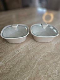 Pair Of Corningware Dishes