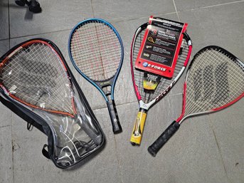 Collection Of Racquet Ball Rackets