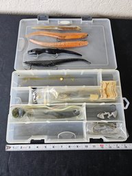 Various Fishing Lures In Shimono Case