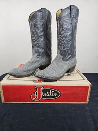 Vintage Justin Cowboy Boot Style 8527 Size 9