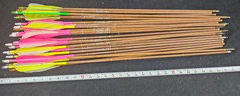 Lot Of 24 Heritage Arrows (Mostly W/o Tips)