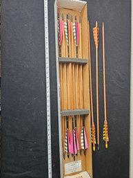 Collection Of Arrows In Cardboard Box