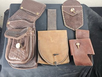 Collection Of Leather Pouches