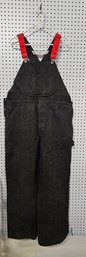 Beautiful Heavy Wool Blend Overalls By LL Bean