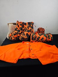 Lot Of Orange Camouflage