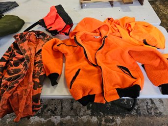 Misc Lot Of Orange Camo