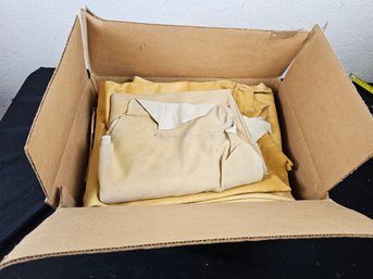 Box Of Tanned Deer And Elk Hides