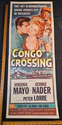 Congo Crossing Vintage Movie Poster