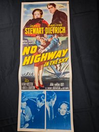 No Highway In The Sky Vintage Movie Poster