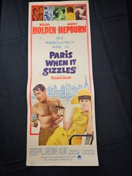Paris When It Sizzles Vintage Movie Poster