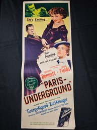 Paris Underground Vintage Movie Poster