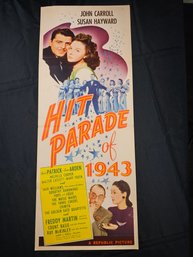 Hit Parade 1943 Vintage Movie Poster