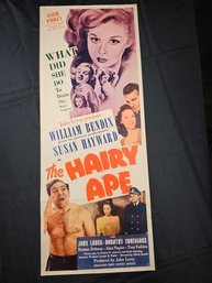 The Hairy Ape Vintage Movie Poster