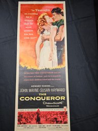 The Conqueror Vintage Movie Poster