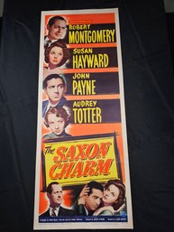Saxon Charm Vintage Movie Poster