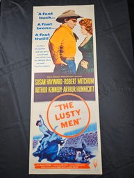 The Lusty Men Vintage Movie Poster