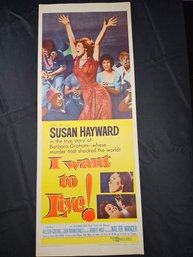 I Want To Live Vintage Movie Poster