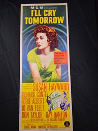 Ill Cry Tomorrow Vintage Poster