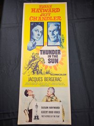 Thunder In The Sun Vintage Movie Poster