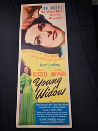 Young Widow Original Vintage Movie Poster
