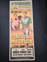 The Yellow Mountain Original Vintage Movie Poster
