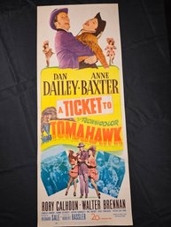 Ticket To Tomahawk Original Vintage Movie Poster