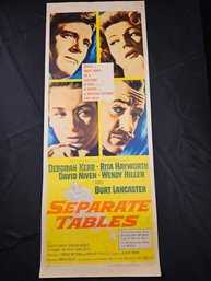 Separate Tables Original Vintage Movie Poster
