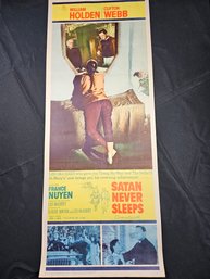 Satan Never Sleeps Original Vintage Movie Poster