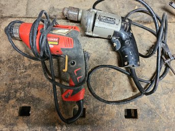 Pair Of Corded Drills