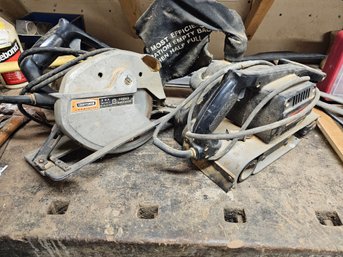 Older Style Circular Saw And Sander