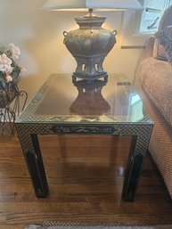 Pair Of Asian Styled End Tables