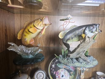 Pair Of Danbury Mint Ceramic Fish