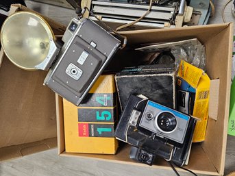 Mixed Lot Of Vintage Cameras