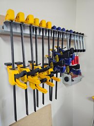 Lot Of Clamps Including Dewalt Irwin And Bessey