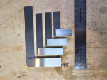 Lot Of Four Steel Squares